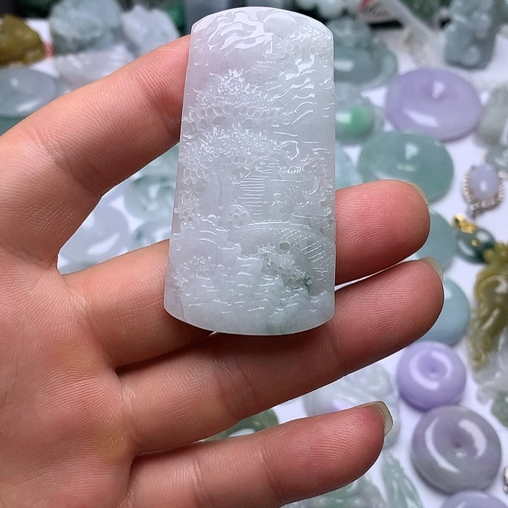 翡翠未镶嵌项圈天然翡翠