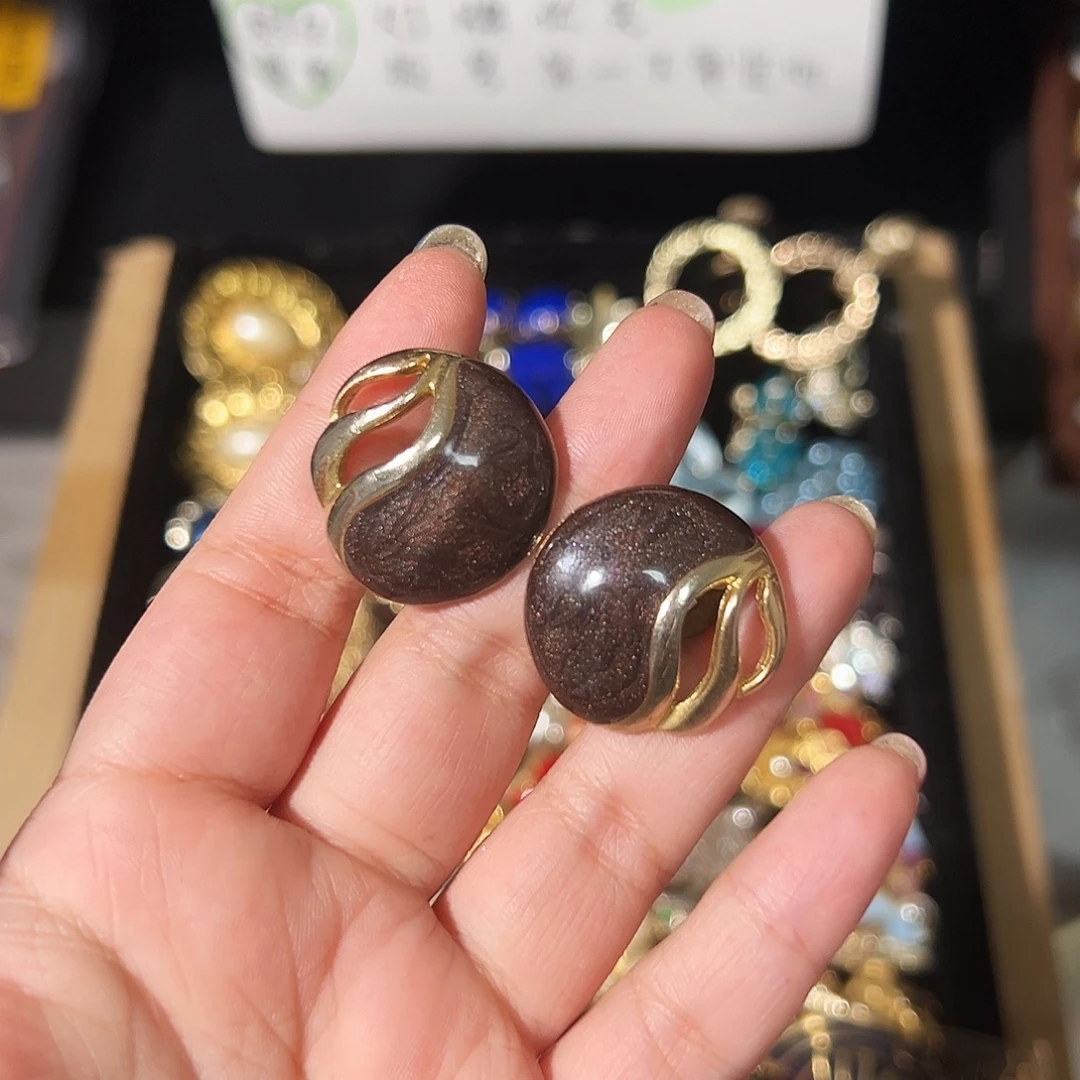 纯铜合成碳硅石耳夹 不退换