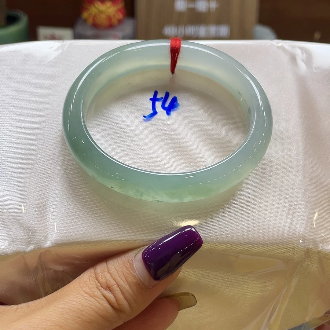 翡翠未镶嵌手镯13 号链接