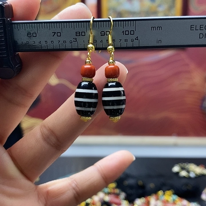 玛瑙/玉髓合金颈饰