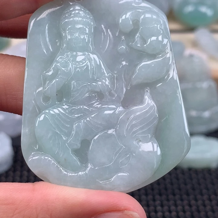 颈饰未镶嵌翡翠普贤