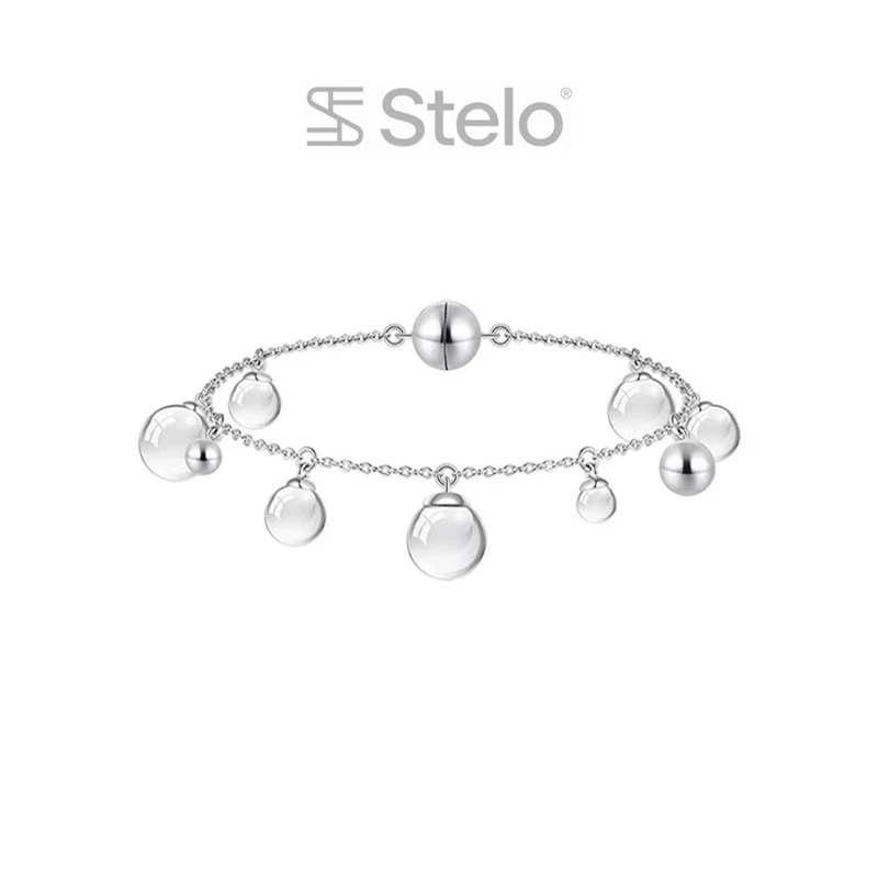 铜合金仿水晶手链 STELO原创设计白露系列叠戴手链女