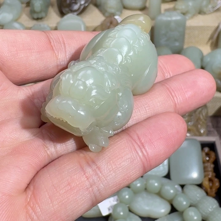 和田玉吊坠(不含链)未镶嵌