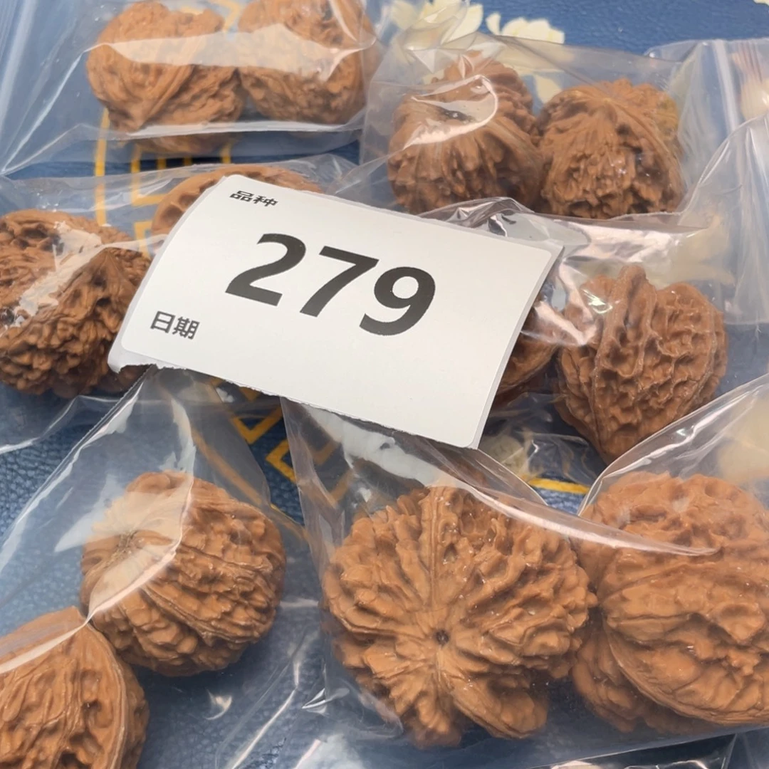 把件文玩核桃279号6对带练手龙鼎