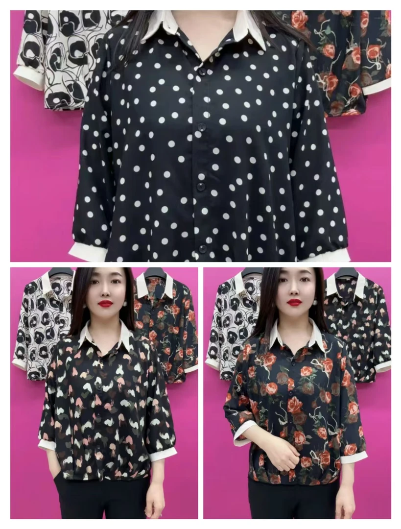 K99-730款七分袖套头衫