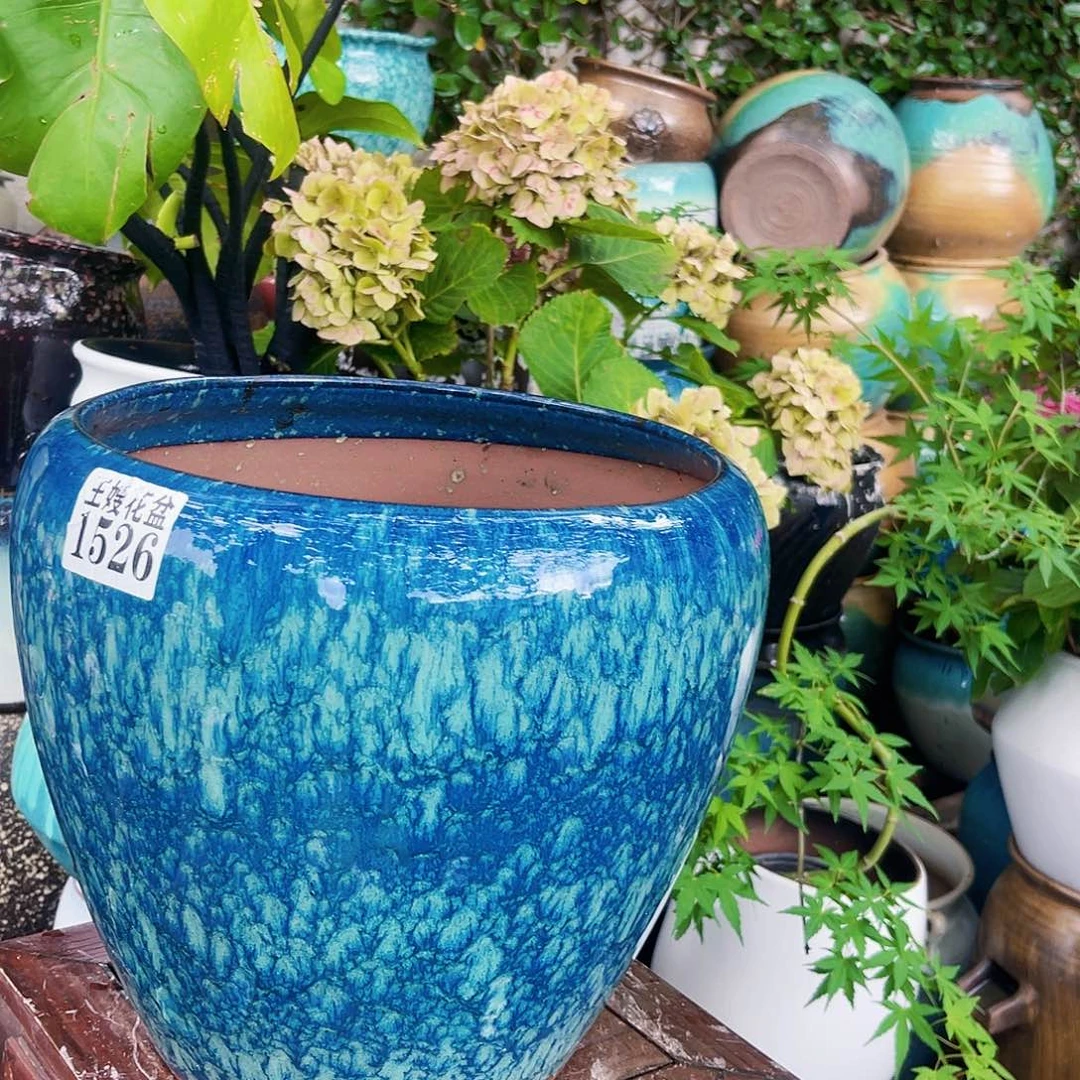 紫砂花盆王嫂花盆直播0602-1526高30口30内26