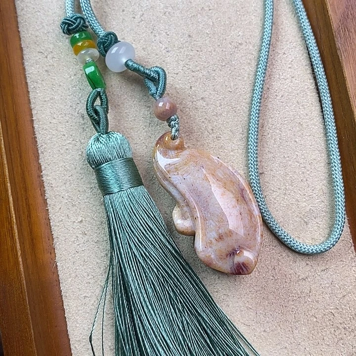 硅化玉吊坠(不含链)未镶嵌