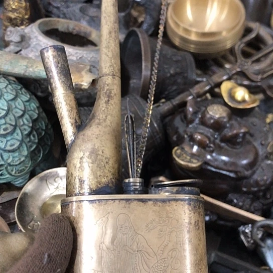 ****缘闪电购铜摆件工艺品