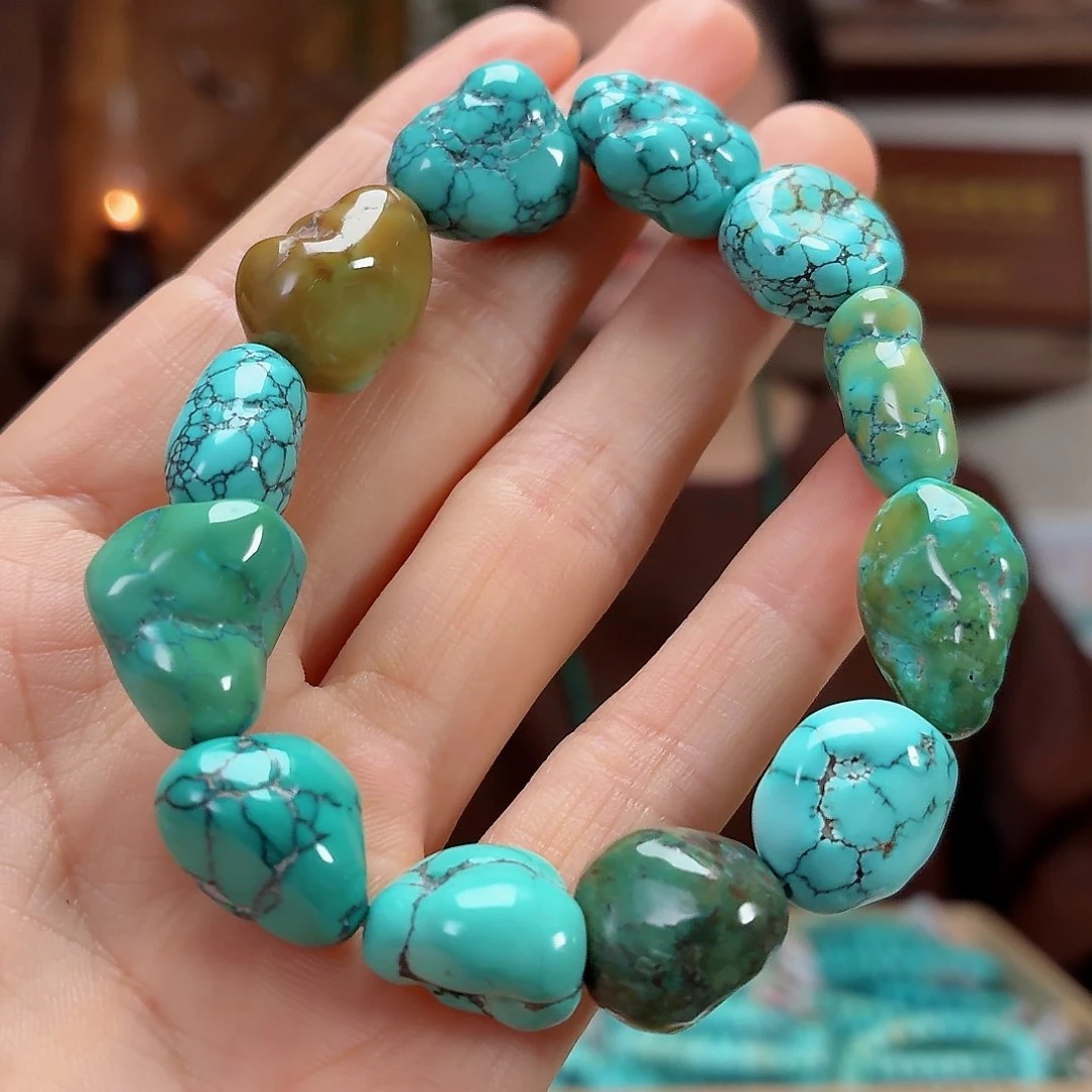 未镶嵌绿松石珠宝奇石