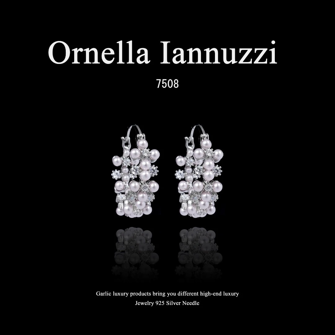 镀K金 Ornella Iannuzzi耳饰~7508