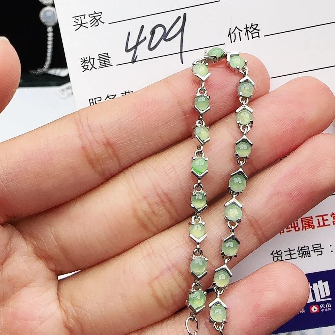 银S925镶嵌戒指翡翠戒指