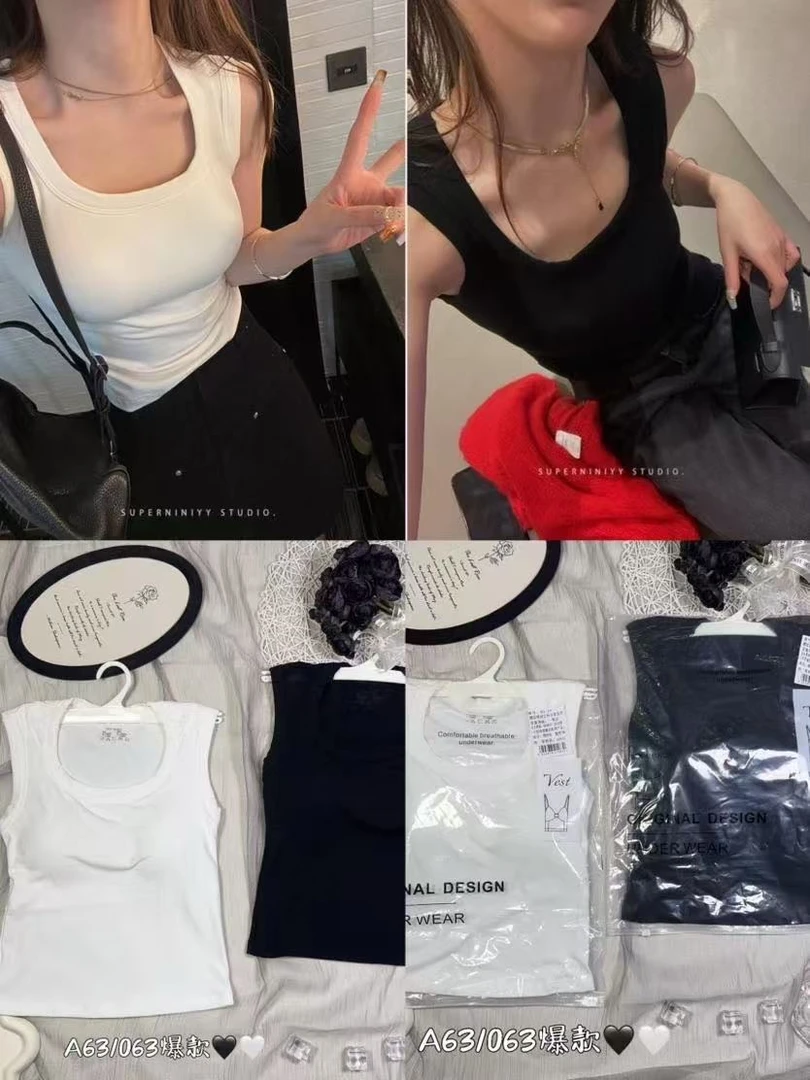 【GL-seoul】❤夏款工字背心女吊带内搭外穿