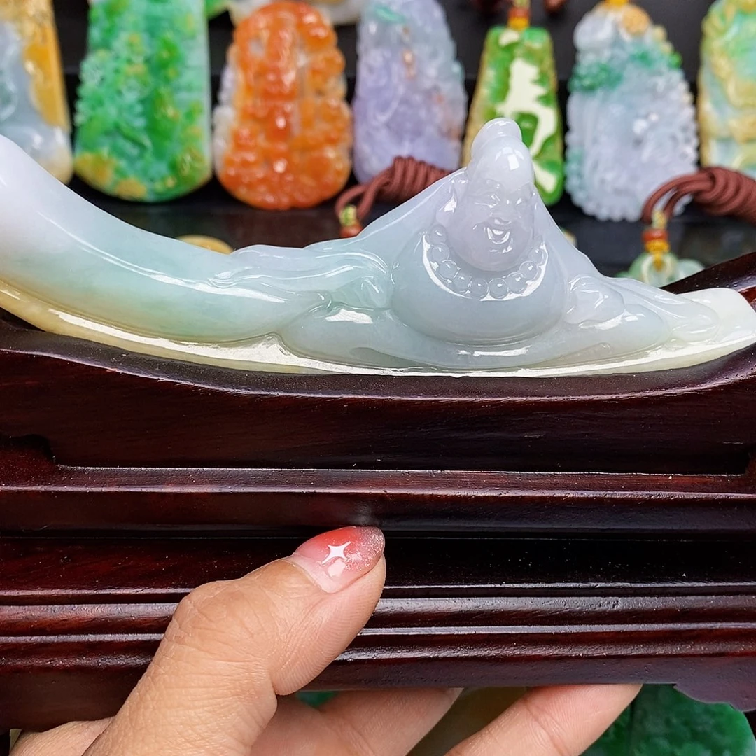 陈****未镶嵌定制翡翠翡翠A货一物一证