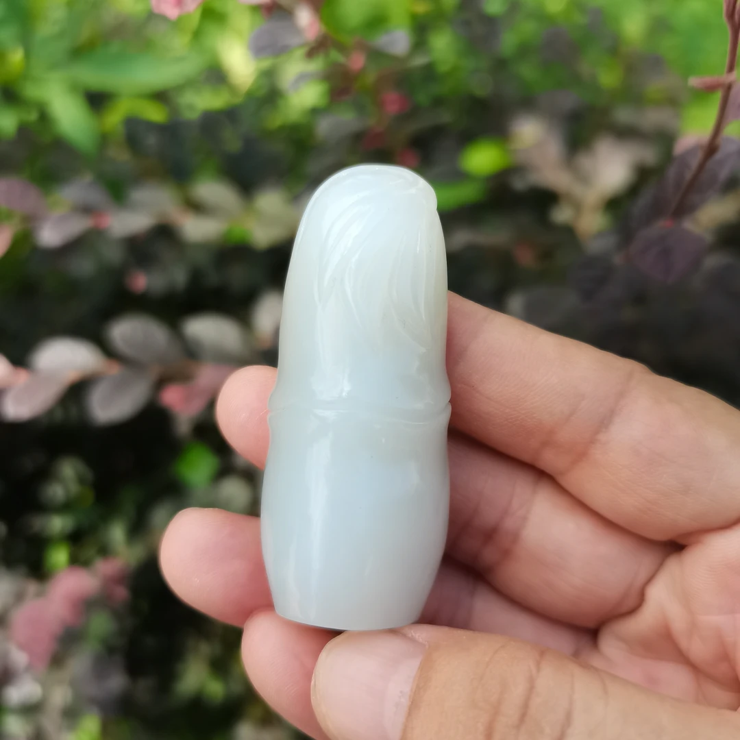 珠宝首饰和田玉品质珠宝和田玉竹节吊坠
