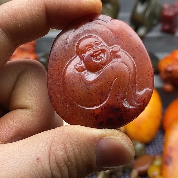 未镶嵌蛇纹石玉颈饰