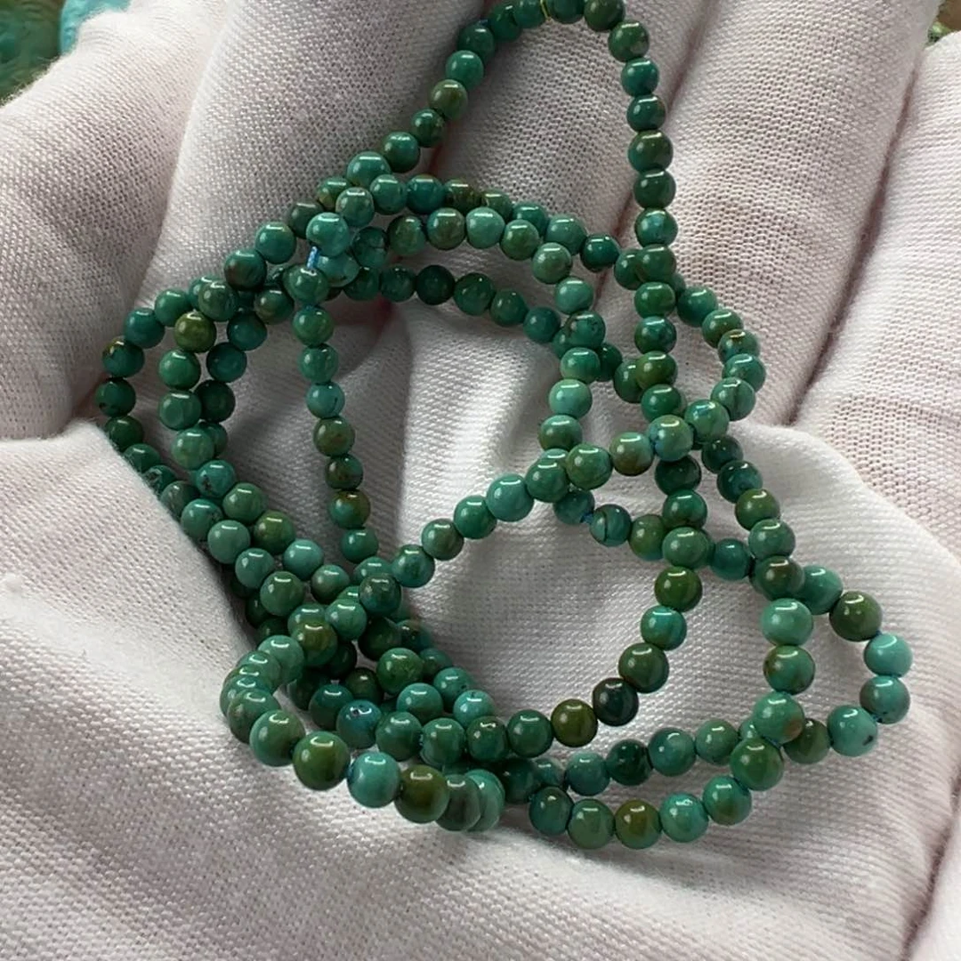 未镶嵌绿松石配饰3mm