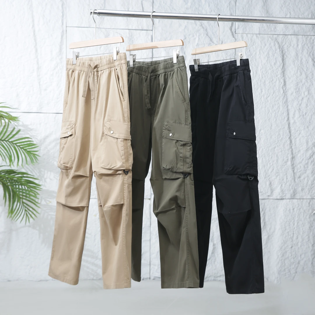 山系春夏男士户外工装裤棉质水洗宽松舒适立体口袋休闲裤201D-
