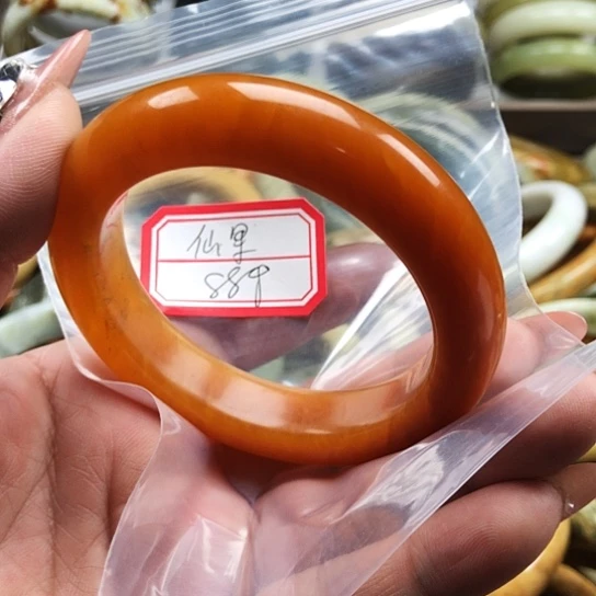 蛇纹石玉手镯未镶嵌仙*