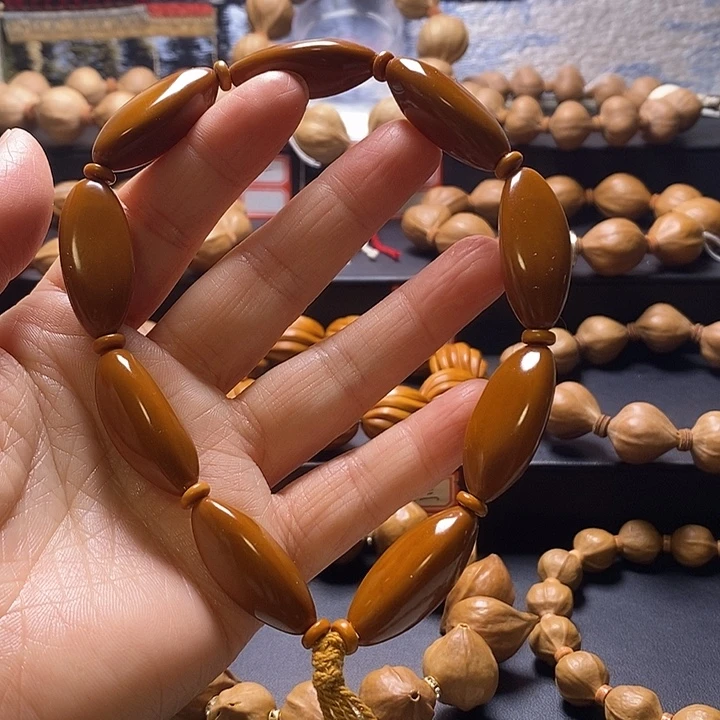 橄榄核手串光珠福利