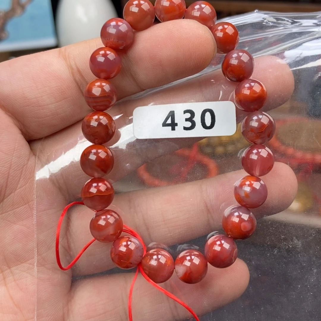 南红玛瑙未镶嵌手链