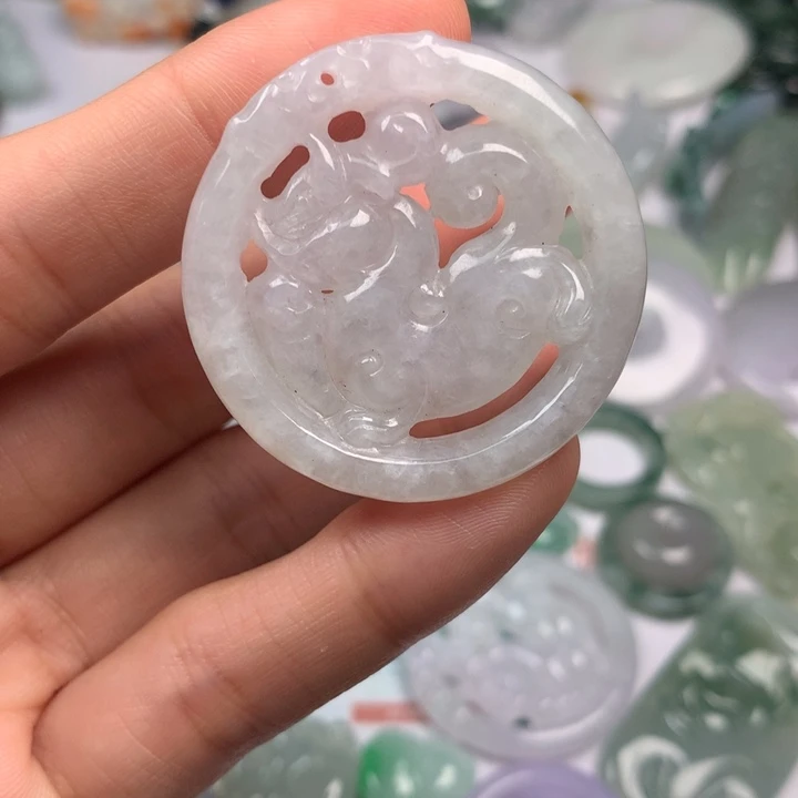 颈饰未镶嵌翡翠翡翠