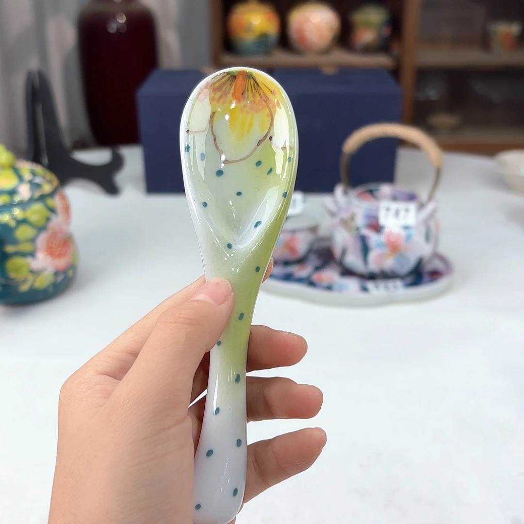 景德镇手绘高温釉下彩陶瓷茶具