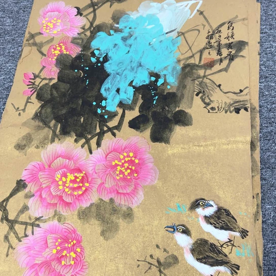 国画国画作品多次在国内外