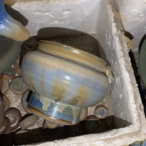 罐鹉*1915 微瑕38包邮景德镇陶瓷