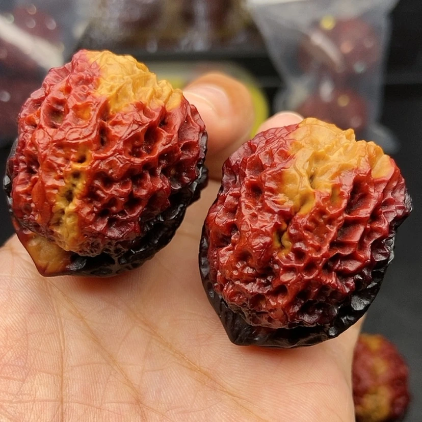 【闪购商品】把件文玩核桃40尺铁狮子球