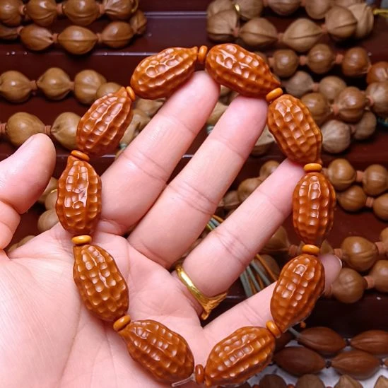 手串/手链橄榄核橄榄核手串铁核花生1.4