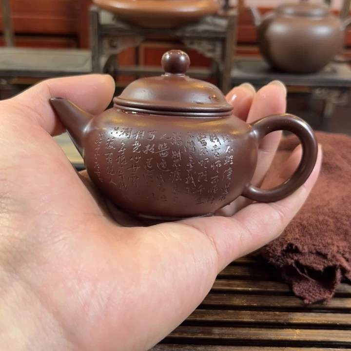 紫砂茶壶原矿紫砂半手工制作