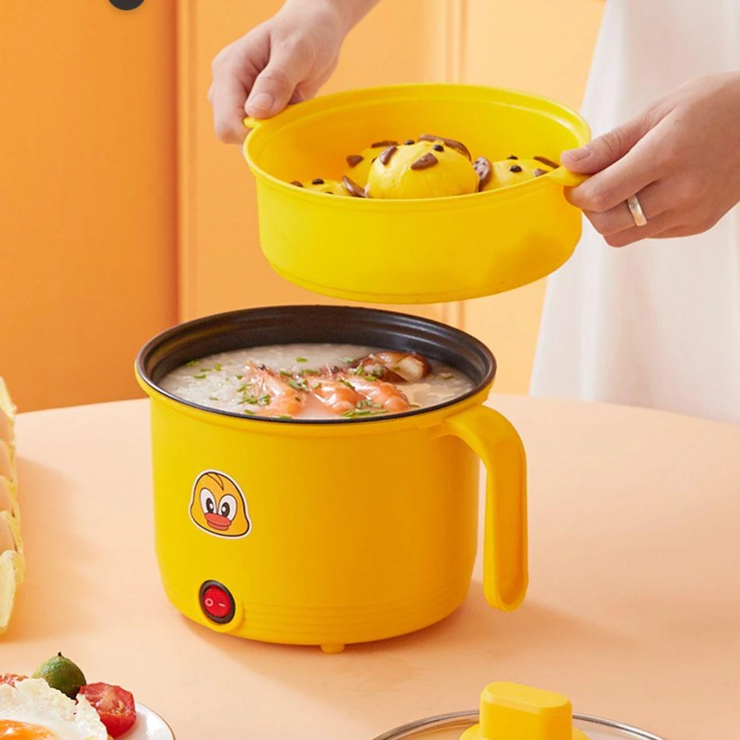 小黄鸭电煮锅上蒸下煮家用多功能 KG