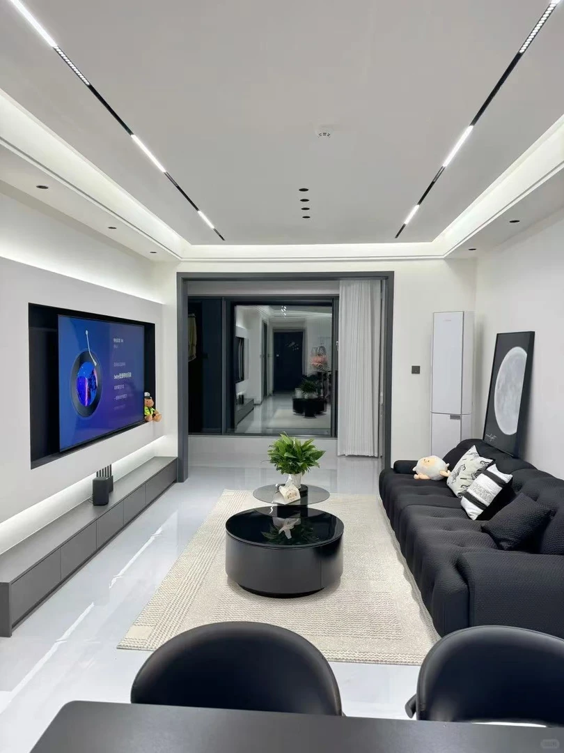 家用嵌入式无主灯磁吸射灯磁吸轨道灯带筒灯人工一对一搭配