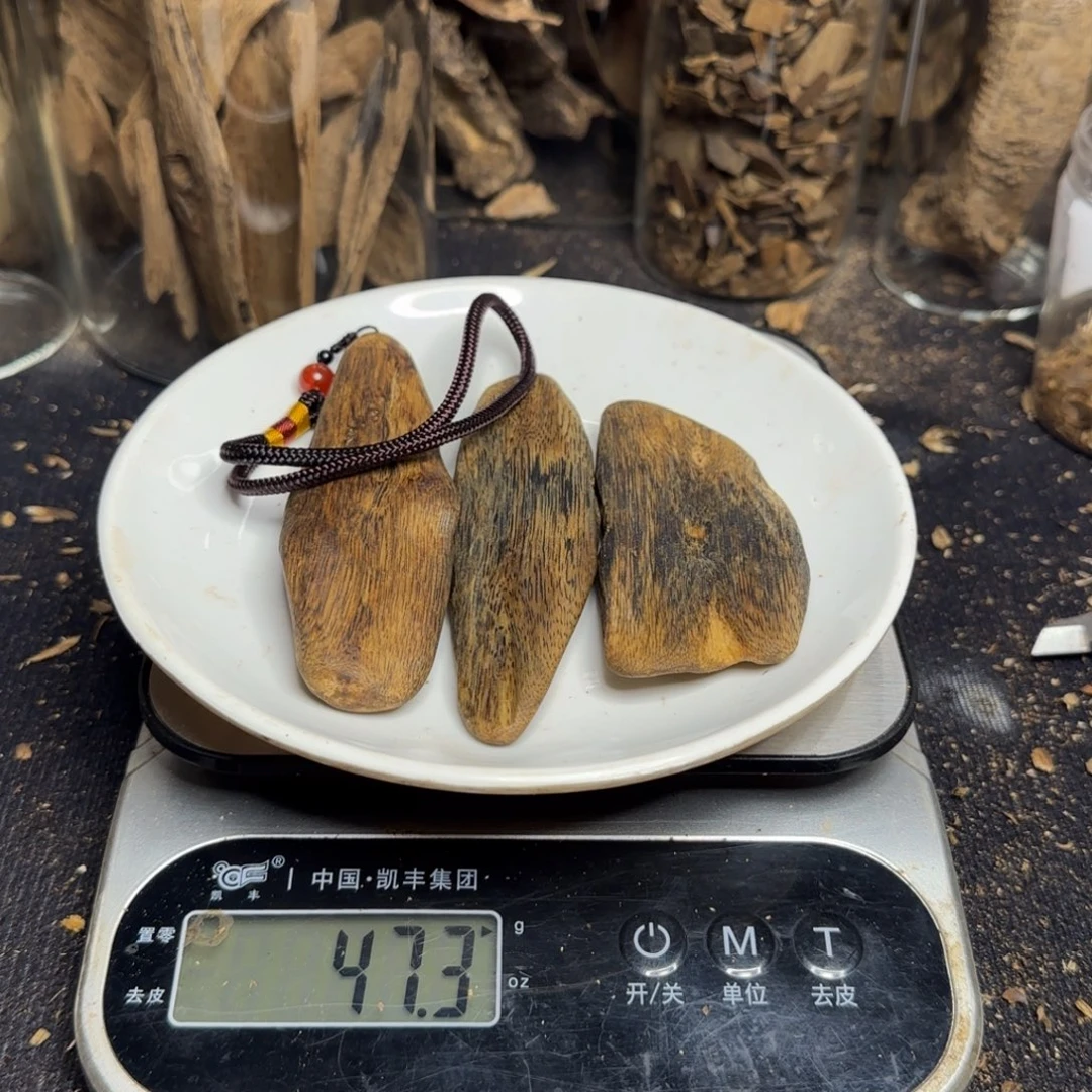 七***门沉香沉香碎屑棋楠沉香47克