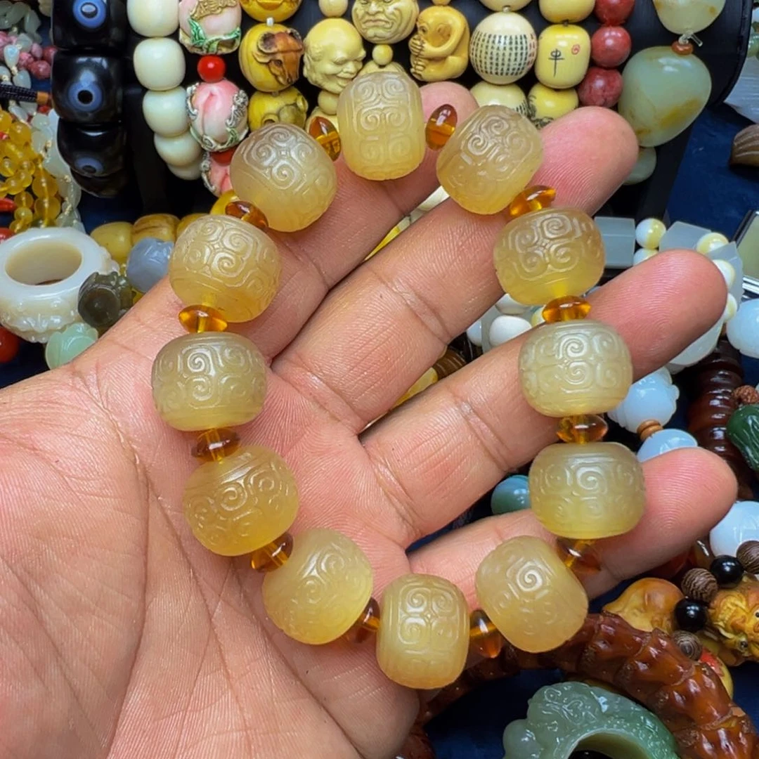 驼骨手串/手链天然的