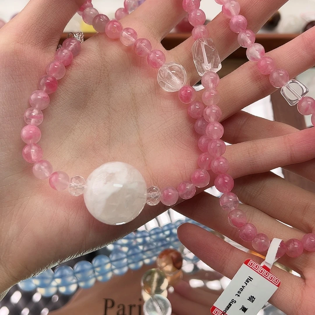 蔷薇辉石合金颈饰项链