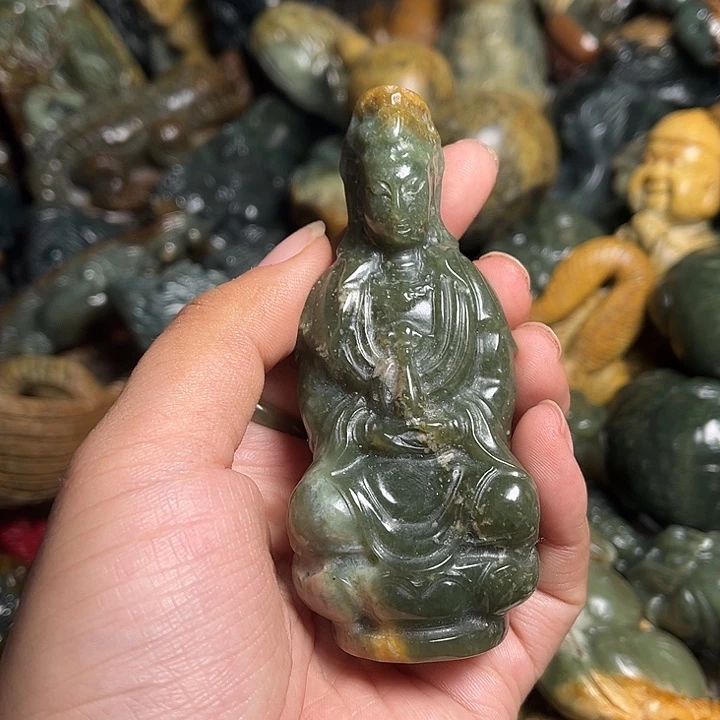 岫岩河磨玉（透闪石质玉）未镶嵌挂件