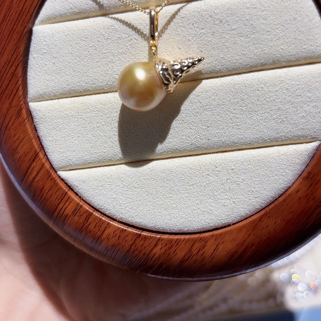 颈饰银S925镶嵌海水珍珠