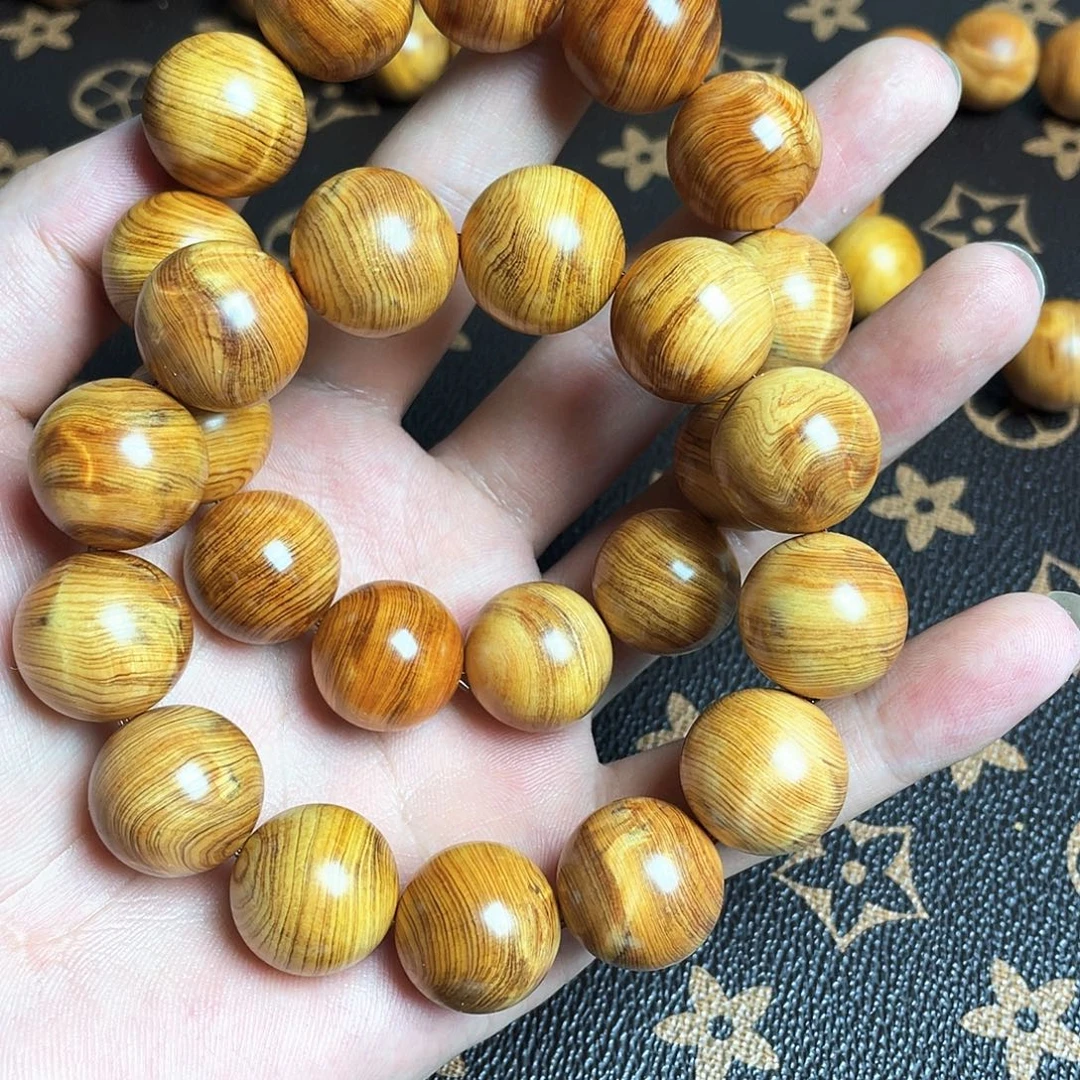 柏木（崖柏）手串/手链崖柏1.8白缝骨料