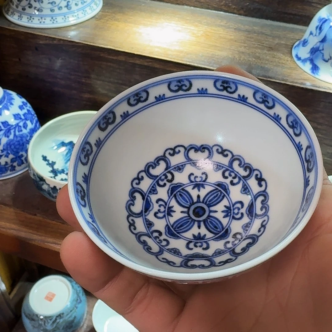 瓷片当代景德镇陶瓷手绘茶具