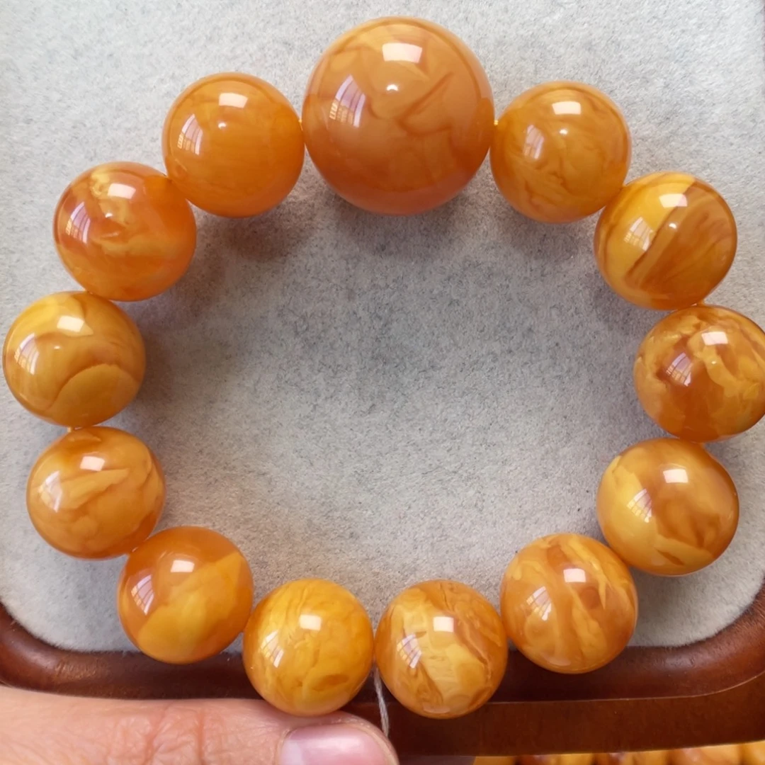 蜜蜡未镶嵌手链蜜蜡