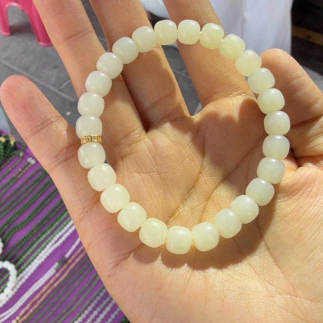 和田玉未镶嵌颈饰俄料白玉彬彬F多样性拍一发一