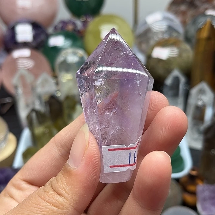 未镶嵌珠宝半成品水晶57克紫水晶柱
