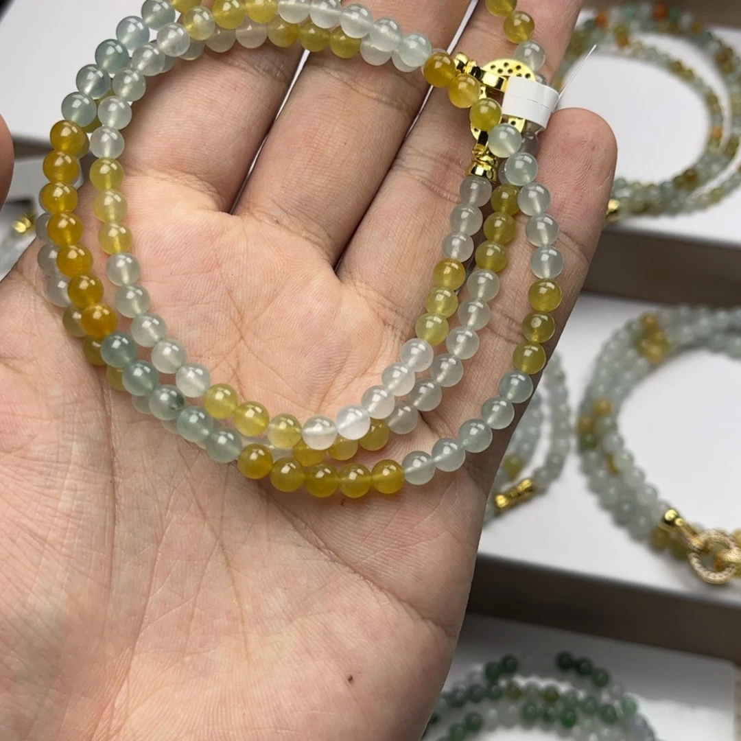 麦***空翡翠未镶嵌颈饰122