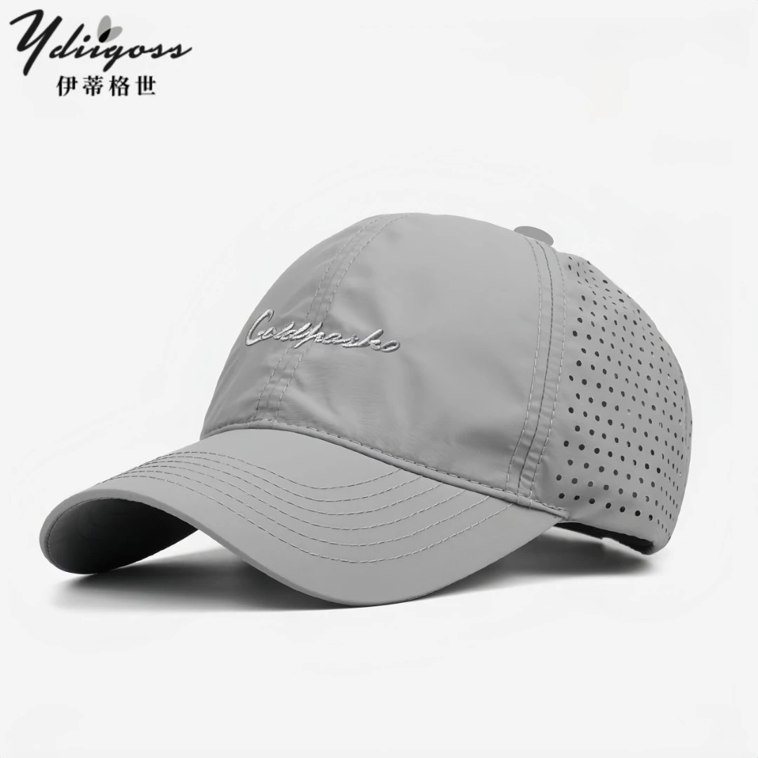 YDIIGOSS帽子男士夏季薄款鸭舌帽户外透气防晒遮阳帽大头围棒球帽