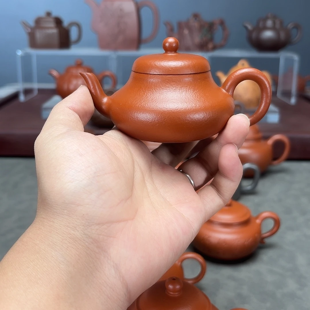 茶壶紫砂君德120CC朱泥