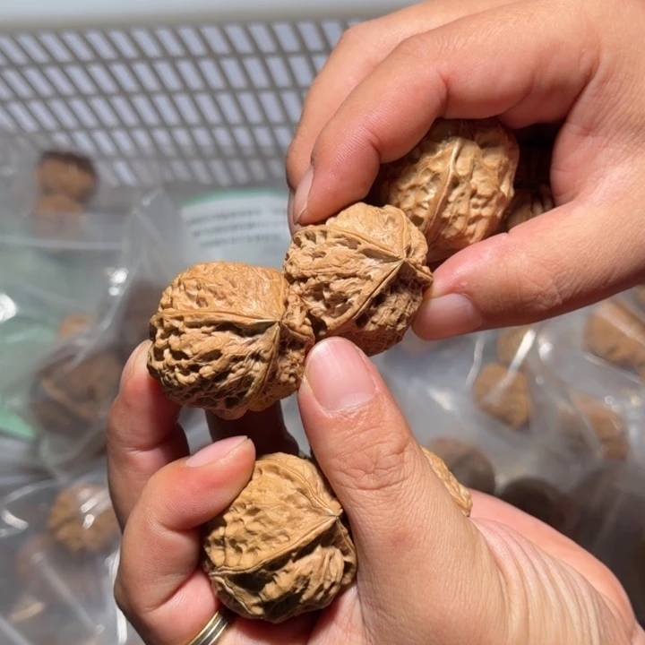 文玩核桃把件铁1四棱