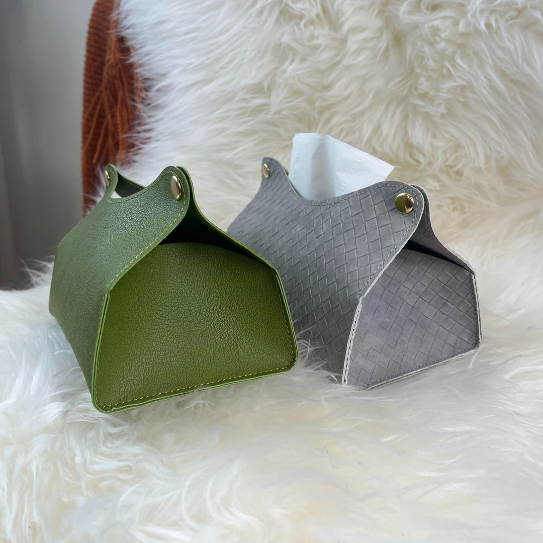 简约纸巾盒客厅北欧纸盒家用简约收纳盒茶几车载桌面皮革