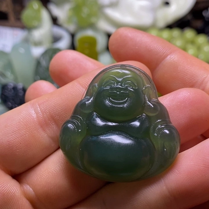 岫玉未镶嵌岫玉挂件