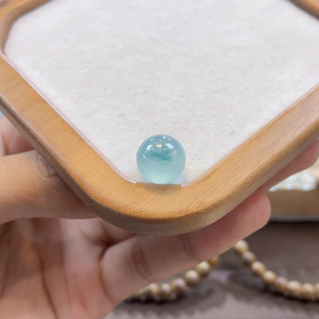 【闪购商品】未镶嵌手链翡翠蓝底飘蓝花